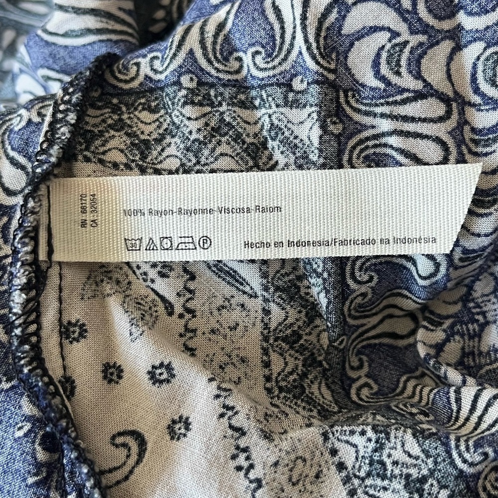 Free People Intimately Beaux Slip Dress Bandana Print XS - Picture 8 of 10